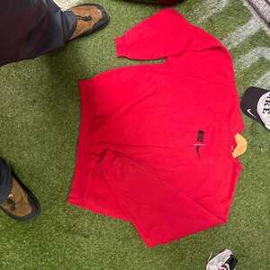 VTG Nike Sweatshirt Crewneck Red Embroidered Gray Tag Y2K 2X